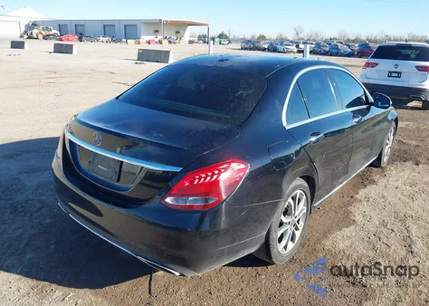 2017 Mercedes-Benz C 300 from USA, damaged, VIN 55SWF4JB2HU214838